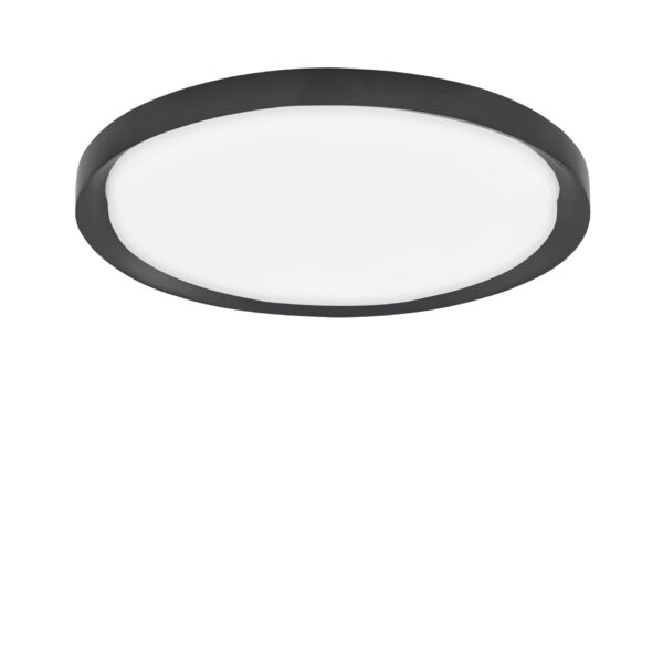 Plafoniera Troy 50W 3000K, Negru si Metal, Acrilic Nova Luce
