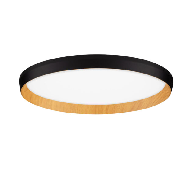 Plafoniera Vomos 36W 3000 | 2700 | 4000K, Negru si Aluminiu, Metal, Acrilic Nova Luce