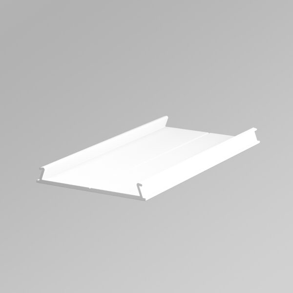 Profil LED capac C10 1000 mm - Alb vopsit - TOPMET