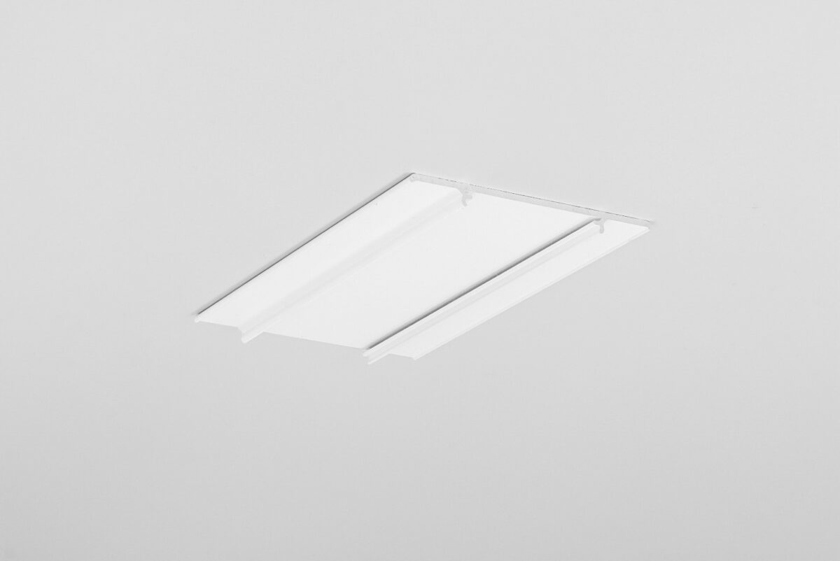 Profil LED capac WALLE12 1000 mm - Alb vopsit - TOPMET