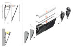 Profil LED capac WALLE12 1000 mm - Aluminiu natur - TOPMET