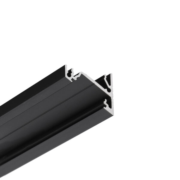 Profil LED CORNER14 EE7F/TY 3000 mm - Negru anodizat - TOPMET