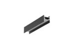 Profil LED COZY12 C/U1 4050 mm - Negru anodizat - TOPMET