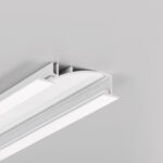 Profil LED FLAT8 H/UX 2000 mm - Alb vopsit - TOPMET