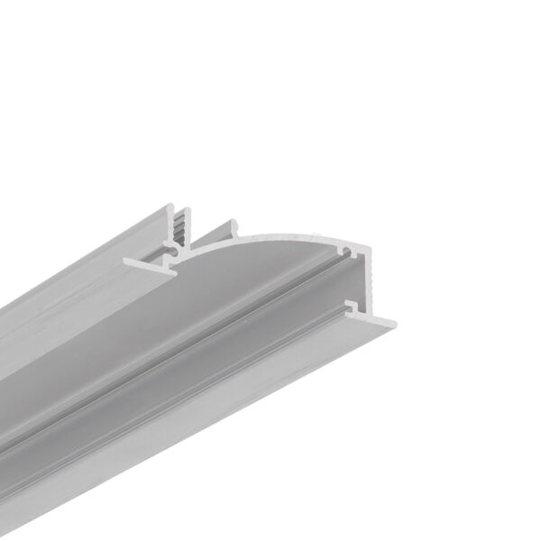 Profil LED FLAT8 H/UX 4050 mm - Aluminiu natur - TOPMET