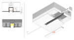 Profil LED HIDE10 C4 1000 mm - Aluminiu natur - TOPMET