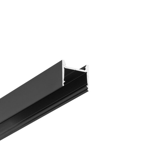 Profil LED HOOD14 F/U1 4050 mm - Negru anodizat - TOPMET