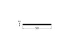 Profil LED LED montaj 50 3000 mm - Aluminiu natur - TOPMET