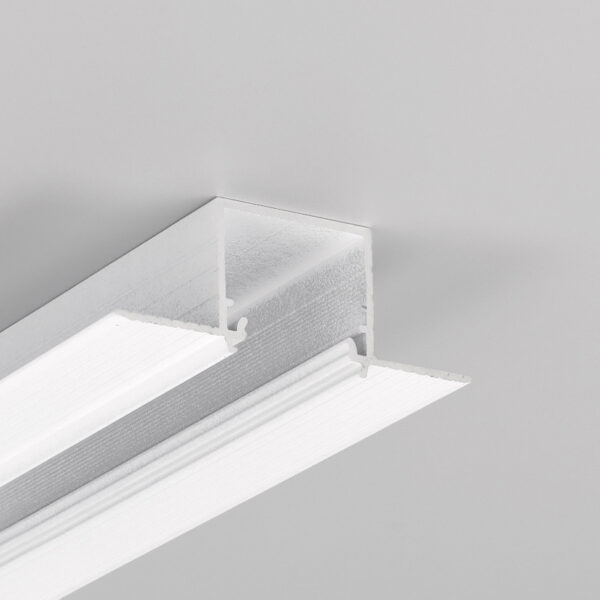 Profil LED LINEA-IN20 TRIMLESS EE7F 4050 mm - Alb vopsit - TOPMET
