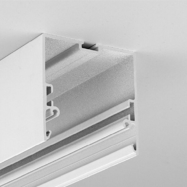 Profil LED PHIL.v2 C10/Q9 4050 mm - Alb vopsit - TOPMET