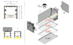 Profil LED PHIL53 C10 3000 mm - Aluminiu natur - TOPMET