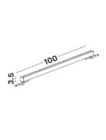 Proiector Wall Washer Wallwasher 15W 3000K, Gri si Aluminiu Nova Luce