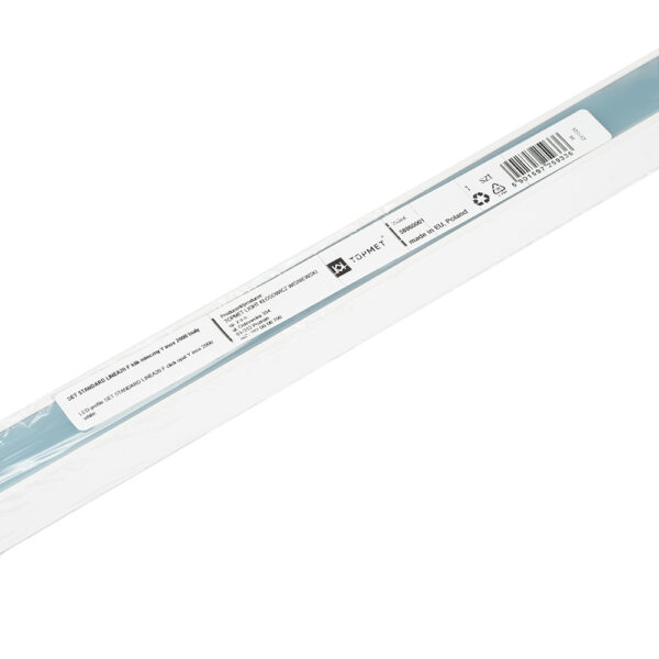 Set profil LED STANDARD LINEA20 2000 Alb vopsit RAL9003 + F click - TOPMET