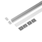 Set profil LED STANDARD UNI14 2000 Anodizat + C3 click - TOPMET