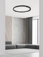 Sina magnetica Breda Flexible 300W, Negru si Aluminiu Nova Luce