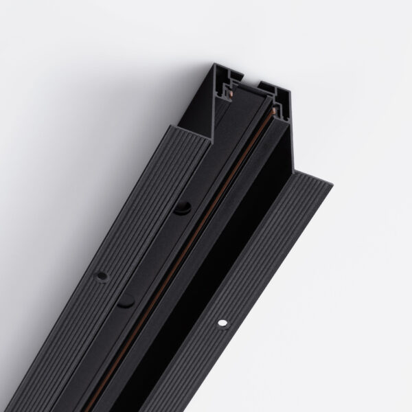 Sina magnetica Buxton, Negru si Aluminiu Nova Luce