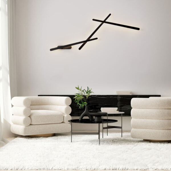 Sistem de iluminat Lyb 19W 3000K, Negru si Aluminiu, Acrilic Nova Luce