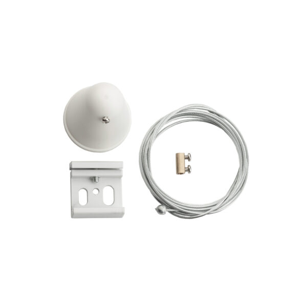 Sistem de montaj 4-Wires Track, Alb si Aluminiu Nova Luce