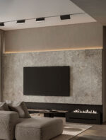 Sistem Glow, Negru si Aluminiu Nova Luce
