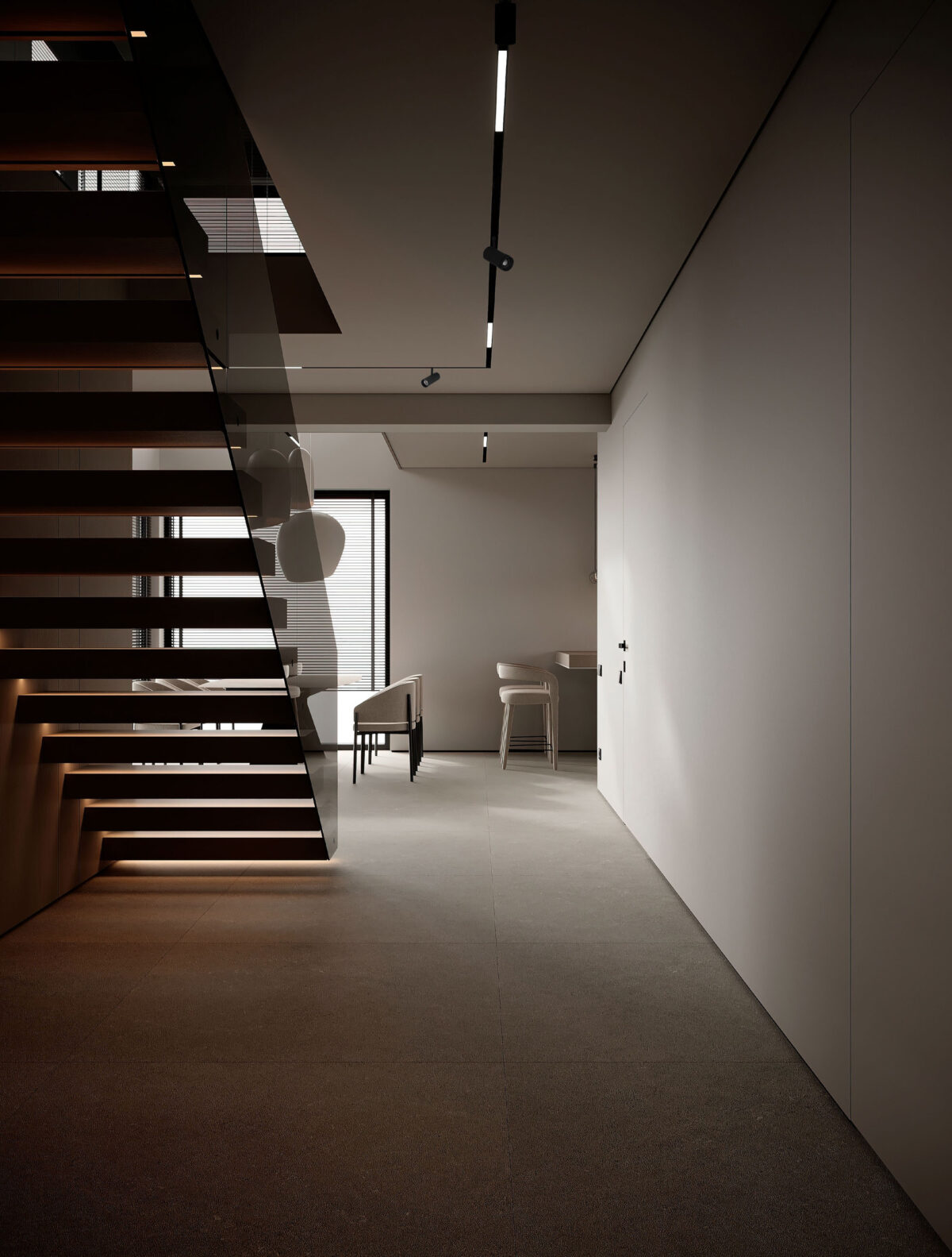 Sistem Glow, Negru si Aluminiu Nova Luce