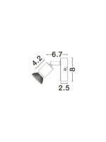 Spot Base 10W, Alb si Metal Nova Luce