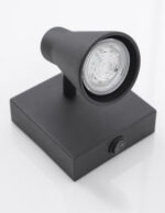 Spot Dublin 10W, Negru si Metal Nova Luce