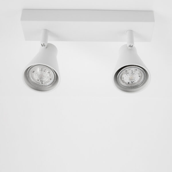Spot Dublin 20W, Alb si Metal Nova Luce