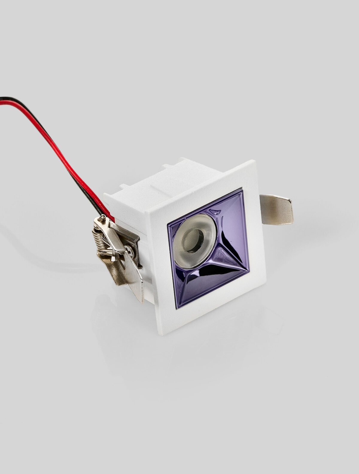 Spot incastrat Area 3W 2700 K, Alb si Aluminiu Nova Luce