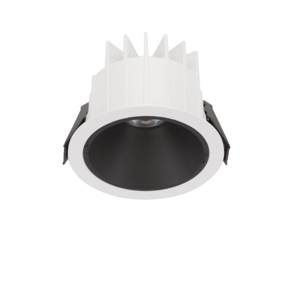 Spot incastrat Brady 10W 3000K, Negru, Alb si Aluminiu Nova Luce