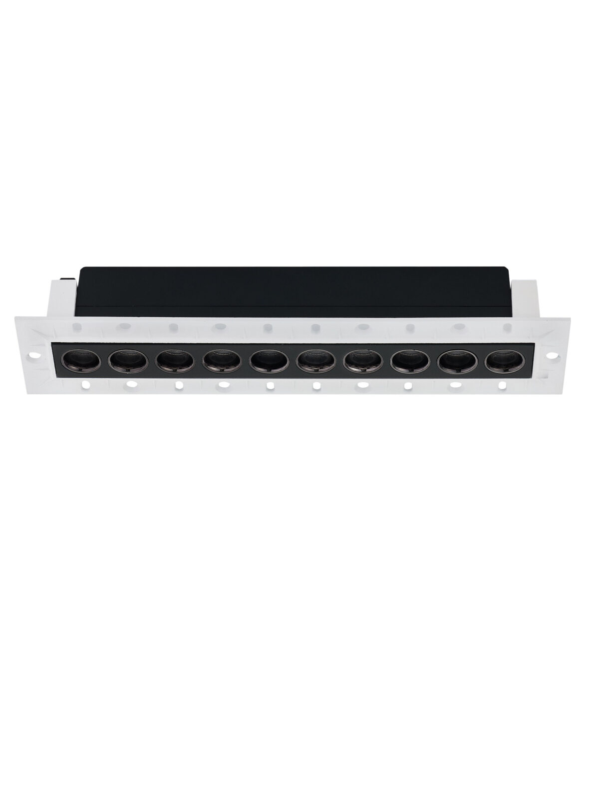 Spot incastrat Canon 14W 3000K, Negru si Aluminiu Nova Luce