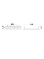 Spot incastrat Canon 14W 3000K, Negru si Aluminiu Nova Luce
