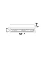 Spot incastrat Cantia 15W 3000K, Negru si Aluminiu Nova Luce