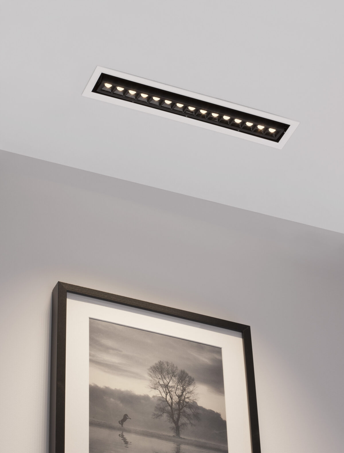 Spot incastrat Cantia 22W 3000K, Negru si Aluminiu Nova Luce