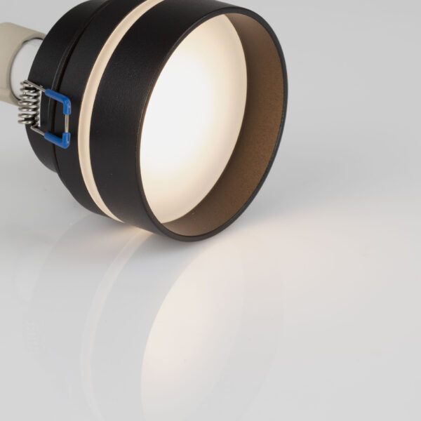 Spot incastrat Certa 10W, Negru si Aluminiu Nova Luce