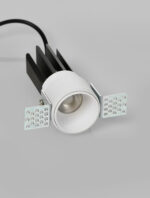 Spot incastrat Dash 7W 3000K, Alb si Aluminiu Nova Luce