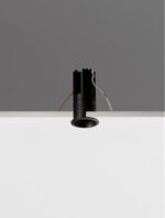 Spot incastrat Doue 8W 2700 K, Negru si Aluminiu Nova Luce