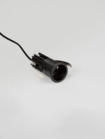 Spot incastrat Doue 8W 3000K, Negru si Aluminiu Nova Luce