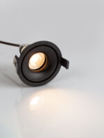 Spot incastrat Enzo 10W, Negru si Aluminiu Nova Luce