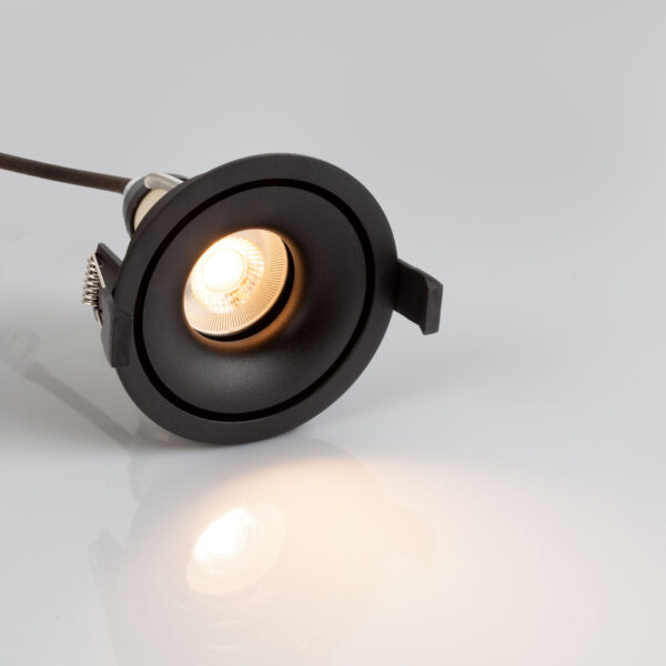 Spot incastrat Enzo 10W, Negru si Aluminiu Nova Luce