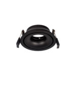 Spot incastrat Enzo 10W, Negru si Aluminiu Nova Luce