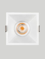 Spot incastrat Germin 10W 3000K, Alb si Aluminiu Nova Luce