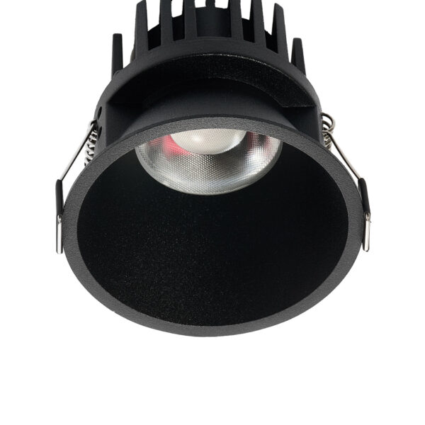 Spot incastrat Germin 10W 3000K, Negru si Aluminiu Nova Luce