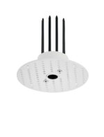 Spot incastrat Glade 7W 2700 K, Alb si Aluminiu Nova Luce