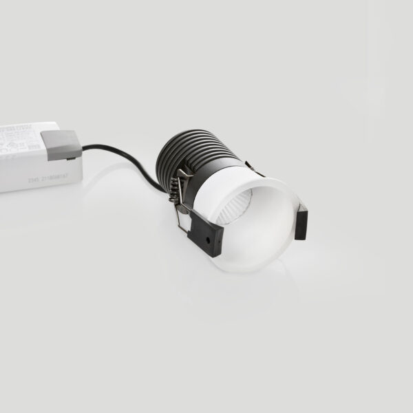 Spot incastrat Glyce 12W 4000K, Alb si Aluminiu Nova Luce