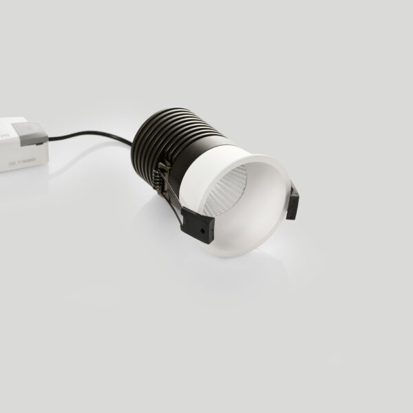 Spot incastrat Glyce 20W 3000K, Alb si Aluminiu Nova Luce