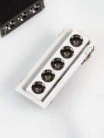 Spot incastrat Gono 11W 3000K, Alb si Aluminiu Nova Luce