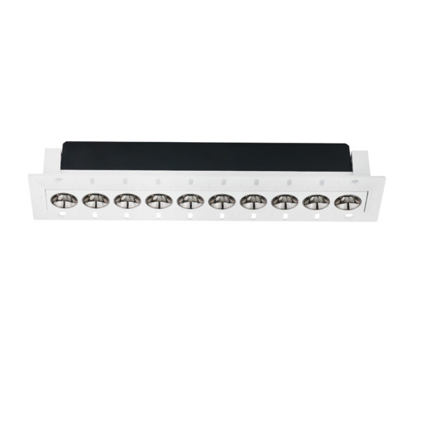 Spot incastrat Gono 15W 3000K, Alb si Aluminiu Nova Luce