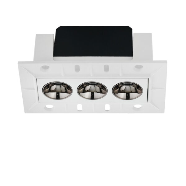 Spot incastrat Gono 6W 3000K, Alb si Aluminiu Nova Luce