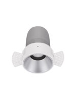 Spot incastrat Homer 15W 3000K, Alb si Aluminiu Nova Luce