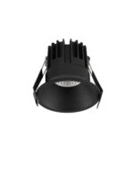 Spot incastrat Luela 13W 2700 K, Negru si Aluminiu Nova Luce